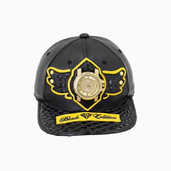 Breyer's Buck 50 Black Edition Leather Watch Hat